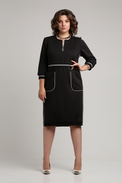 Демисезонное платье в стиле спорт-шик трикотаж Lady Secret 3744 - фото 6