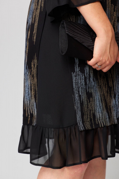 Платье EVA GRANT 7299 милитари - фото 7