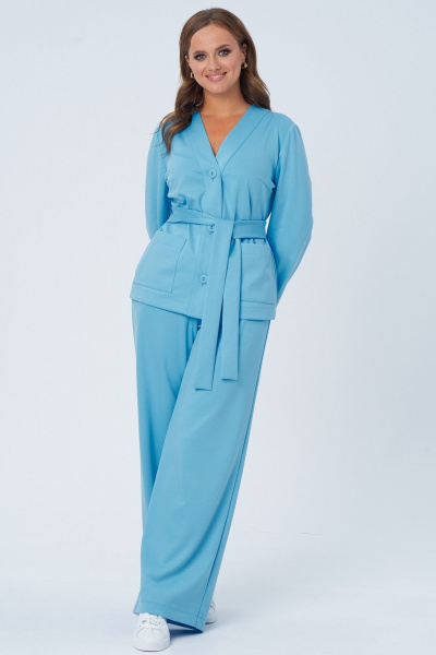 Демисезонный комплект из трикотажа: жакет и брюки ANIDEN 1142 - фото 4