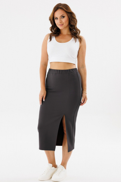 Демисезонный спортивный трикотажный комплект бомбер и юбка Angelina & Сo 1144 - фото 9