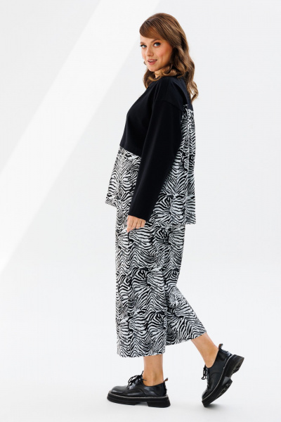 Брюки, жакет Mubliz 188 черный - фото 16