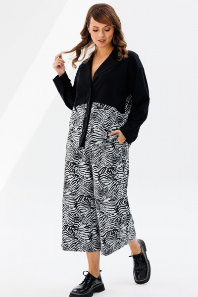 Брюки, жакет Mubliz 188 черный - фото 15