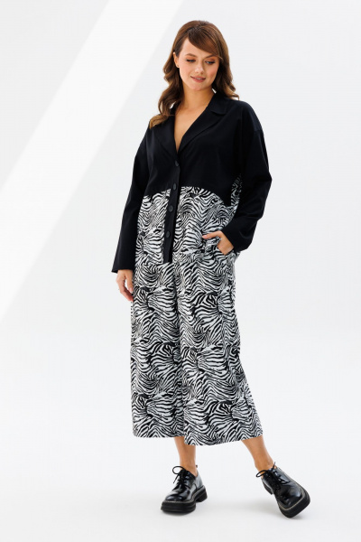 Брюки, жакет Mubliz 188 черный - фото 14