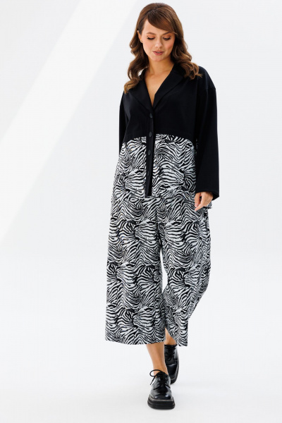 Брюки, жакет Mubliz 188 черный - фото 13