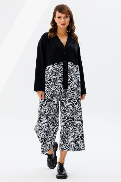 Брюки, жакет Mubliz 188 черный - фото 4