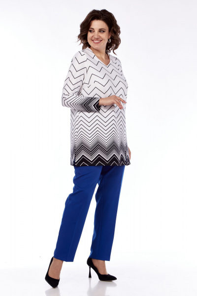 Демисезонные брюки с боковыми карманами из текстильной ткани Abbi 2023 - фото 1