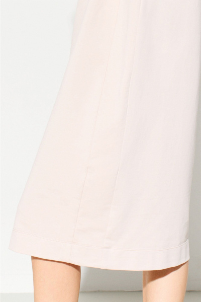 Платье из трикотажа с воротником-стойкой и втачными рукавами FOXY FOX 1563 бежевый - фото 8