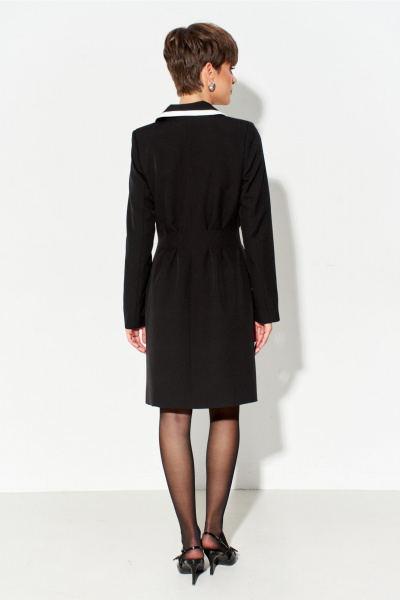 Классическое платье-жакет на подкладке с контрастами FOXY FOX 1612 - фото 2