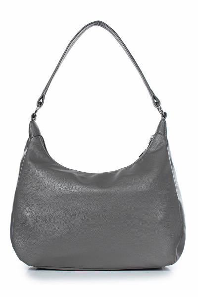 Серая экокожа сумка на длинной ручке для повседневных образов Galanteya 21524.24с813к45 серый - фото 3