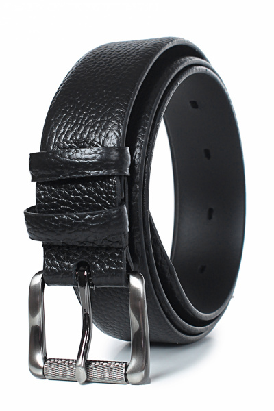 Ремень из натуральной кожи на каждый день Galanteya 22324.24с850к45 2р черный - фото 2