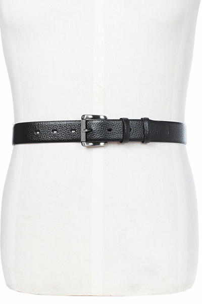 Ремень из натуральной кожи на каждый день Galanteya 22324.24с850к45 2р черный - фото 5