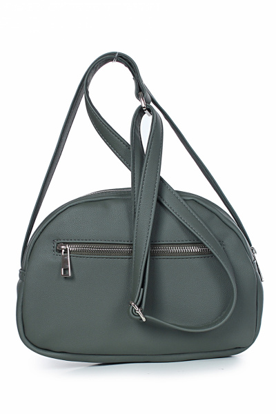 Зеленая сумка на два отделения из экокожи Galanteya 23723.23с1094к45 хаки - фото 3