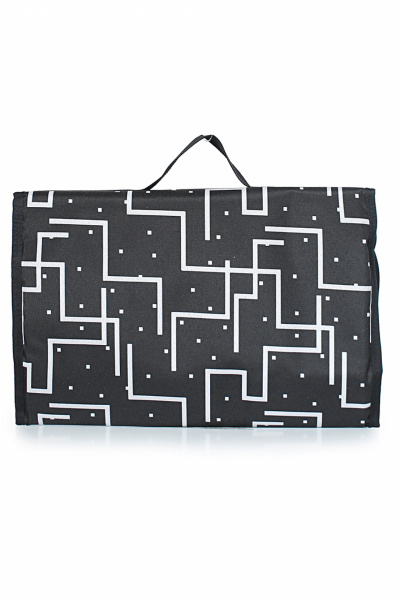 Несессер текстильный черный с объемным дизайном Galanteya 9407.24с716к45 черно-белый - фото 3