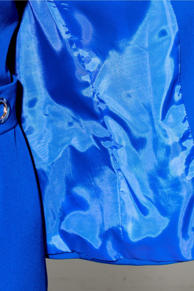 Костюм 2-ка жакет и платье из костюмной ткани FOXY FOX 1692 васильковый - фото 17