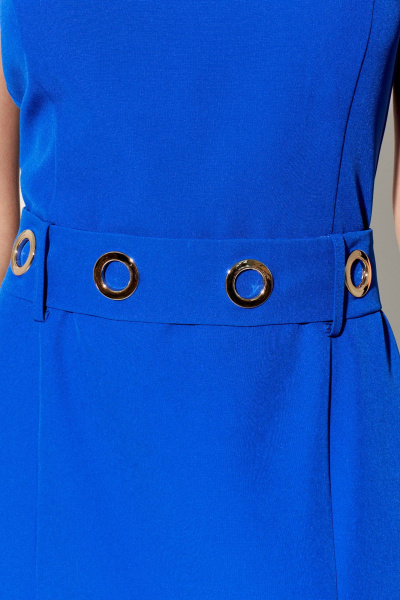 Костюм 2-ка жакет и платье из костюмной ткани FOXY FOX 1692 васильковый - фото 12