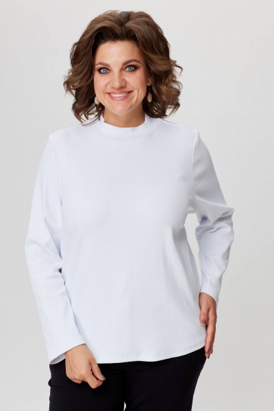 Демисезонный комплект жилет и водолазка из трикотажа и стеганой ткани Solomeya Lux 972 черный+белый - фото 4