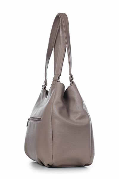 Эко-кожа сумка на каждый день, бежевый цвет Galanteya 38123.23с1046к45 кофейный - фото 4