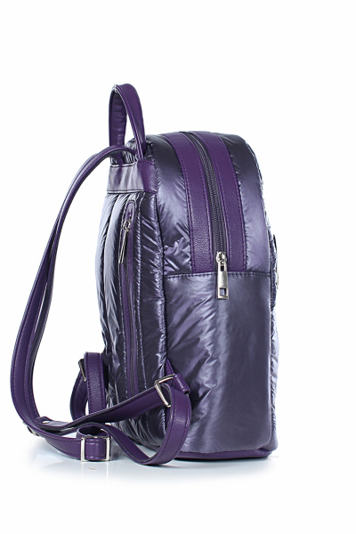 Фиолетовый текстильный рюкзак на каждый день Galanteya 60120.24с748к45 фиолетовый - фото 4