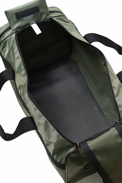 Сумка спортивная текстиль с двумя застежками и рисунком шелкографии Galanteya 61907.24с751к45 оливковый_св. - фото 5