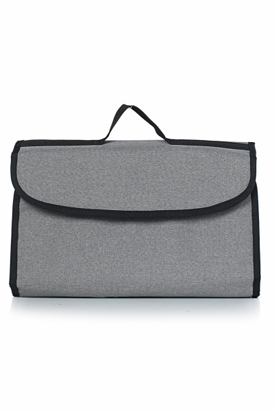 Несессер из текстиля на каждый день серого цвета Galanteya 9407.24с714к45 серый_св. - фото 2