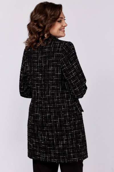 Деловой жакет на подкладке с асимметричной застежкой Koketka i K 1178 - фото 5