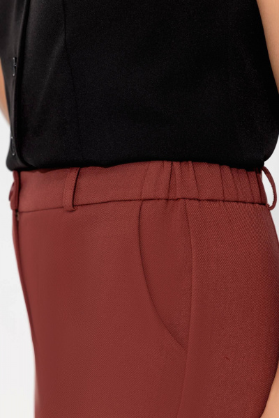 Костюм женский брючный деловой из текстиля plus size Gold Style 2665 - фото 8