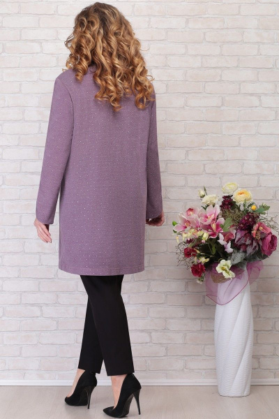 Брюки, туника Aira Style 765 роза-черный - фото 2