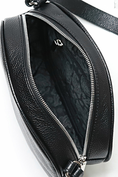 Стильная кожаная сумка с регулируемым ремнем Galanteya 3724.24с649к45 черный - фото 5