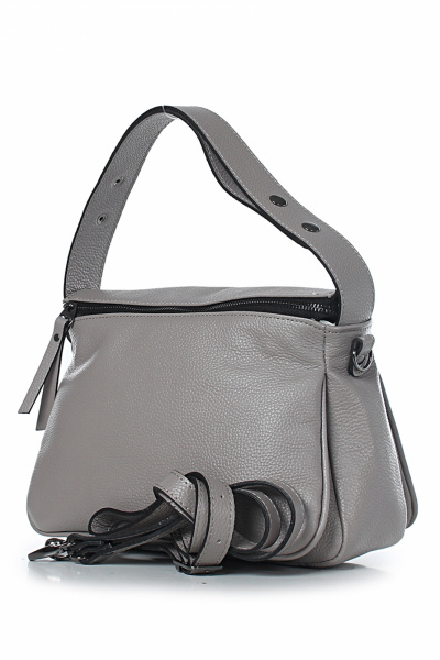 Кожаная сумка со съемной ручкой и задним карманом Galanteya 52223.24с302к45 кофейный - фото 1