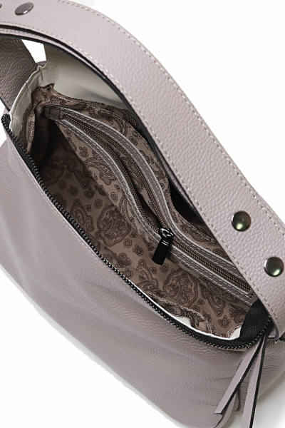 Кожаная сумка со съемной ручкой и задним карманом Galanteya 52223.24с302к45 кофейный - фото 5