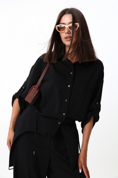 Демисезонный комплект из рубашки и широких брюк LM М98 - фото 10