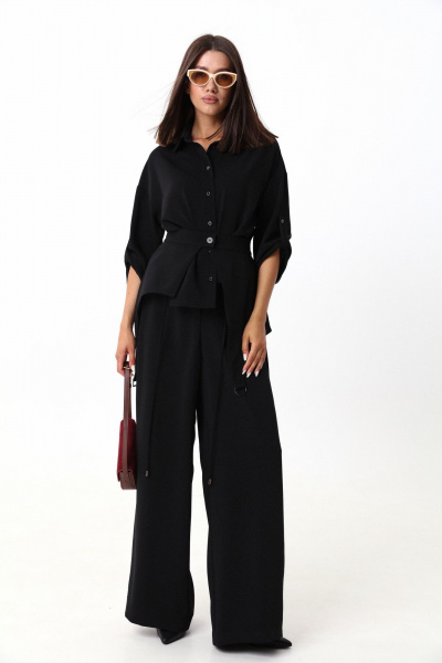 Демисезонный комплект из рубашки и широких брюк LM М98 - фото 1