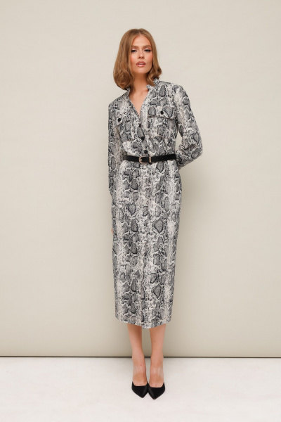 Джинсовое платье полуприлегающего силуэта PUR PUR 11-274/5 - фото 1