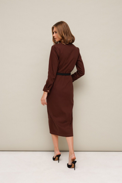 Джинсовое платье с разрезом и ремнем PUR PUR 11-274/6 - фото 5