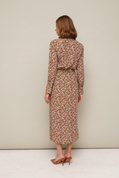 Демисезонный костюм блузка и юбка на запах PUR PUR 11-319/2 - фото 4