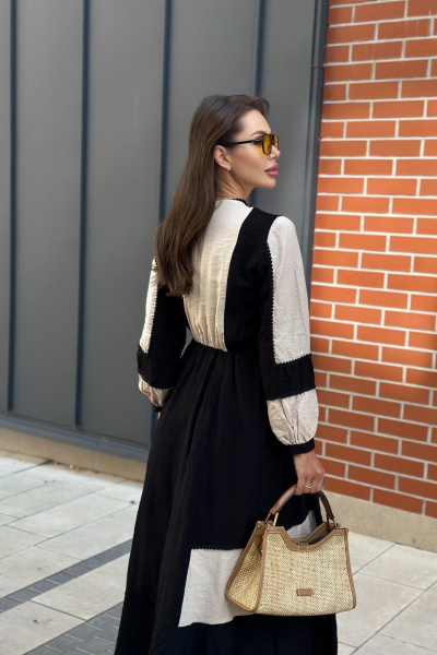 Платье с эффектным вырезом и изящной отделкой Pavlova 176 - фото 12