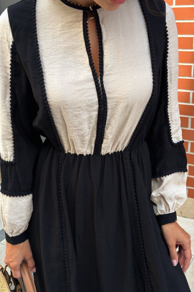 Платье с эффектным вырезом и изящной отделкой Pavlova 176 - фото 10