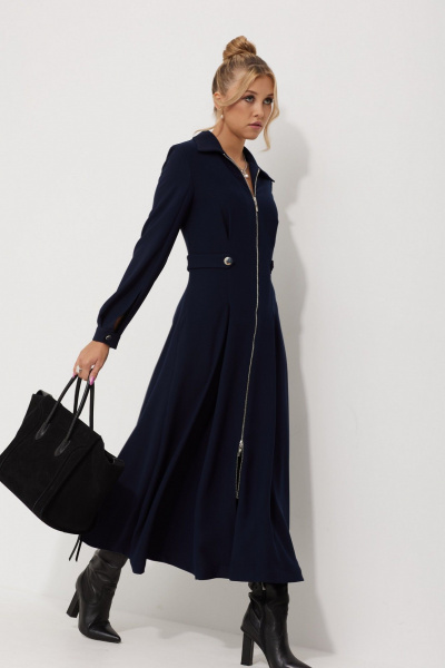 Платье AMUARt 1015-2 синий - фото 12