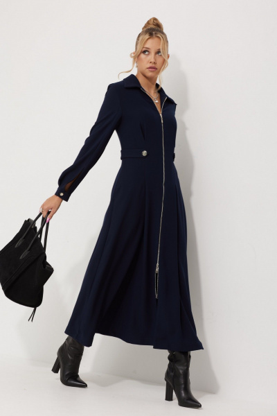 Платье AMUARt 1015-2 синий - фото 11