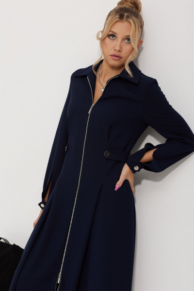 Платье AMUARt 1015-2 синий - фото 10