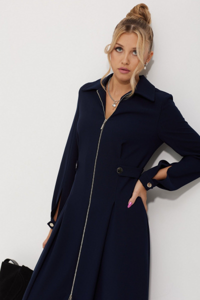 Платье AMUARt 1015-2 синий - фото 9