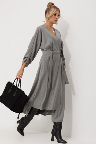 Платье AMUARt 1016 серый - фото 12