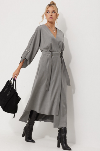 Платье AMUARt 1016 серый - фото 9