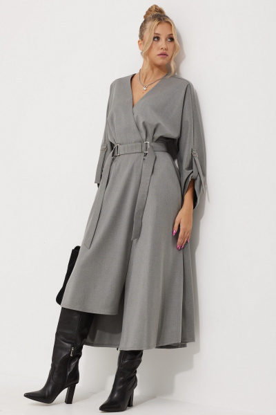 Платье AMUARt 1016 серый - фото 4