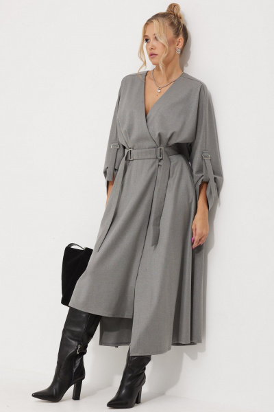 Платье AMUARt 1016 серый - фото 3