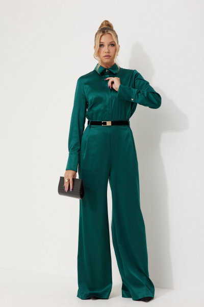 Комбинезон AMUARt 1017-1 изумруд - фото 13