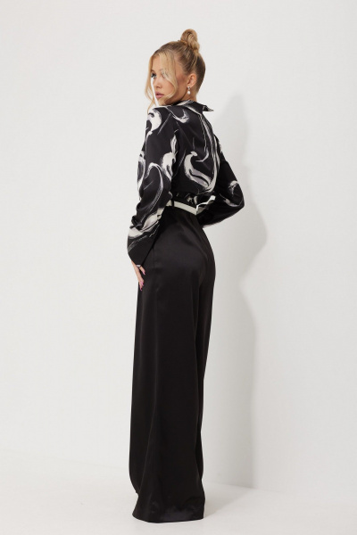 Комбинезон AMUARt 1017-2 черный-белый - фото 12