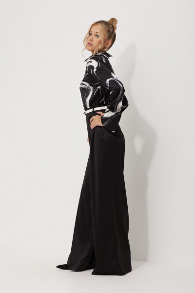 Комбинезон AMUARt 1017-2 черный-белый - фото 10