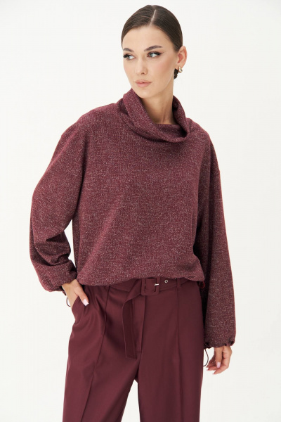 Брюки и джемпер трикотажный комфортный для повседневной носки Fantazia Mod 4894 - фото 3