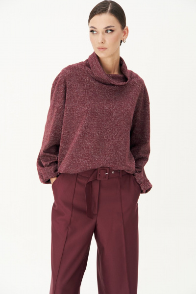 Брюки и джемпер трикотажный комфортный для повседневной носки Fantazia Mod 4894 - фото 2